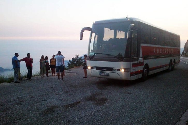 Montenegro adventure bus