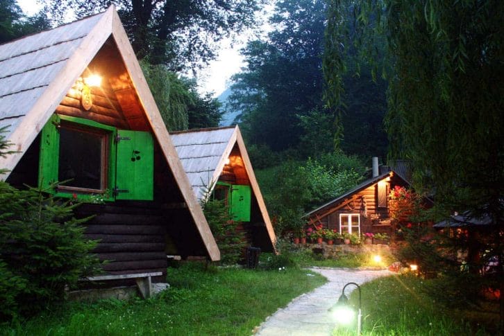 Beautiful garden at Camp Encijan