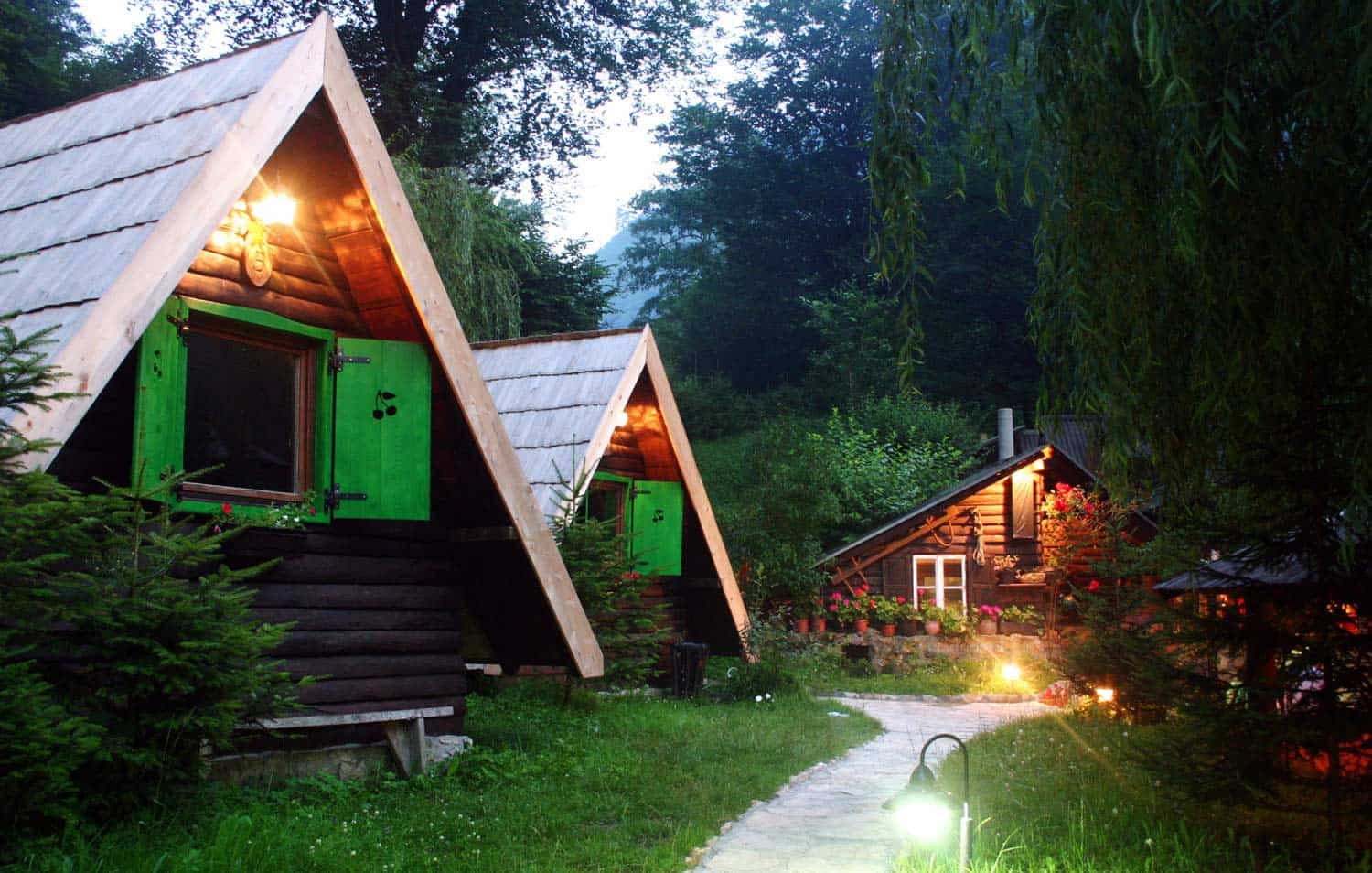 Beautiful garden at Camp Encijan