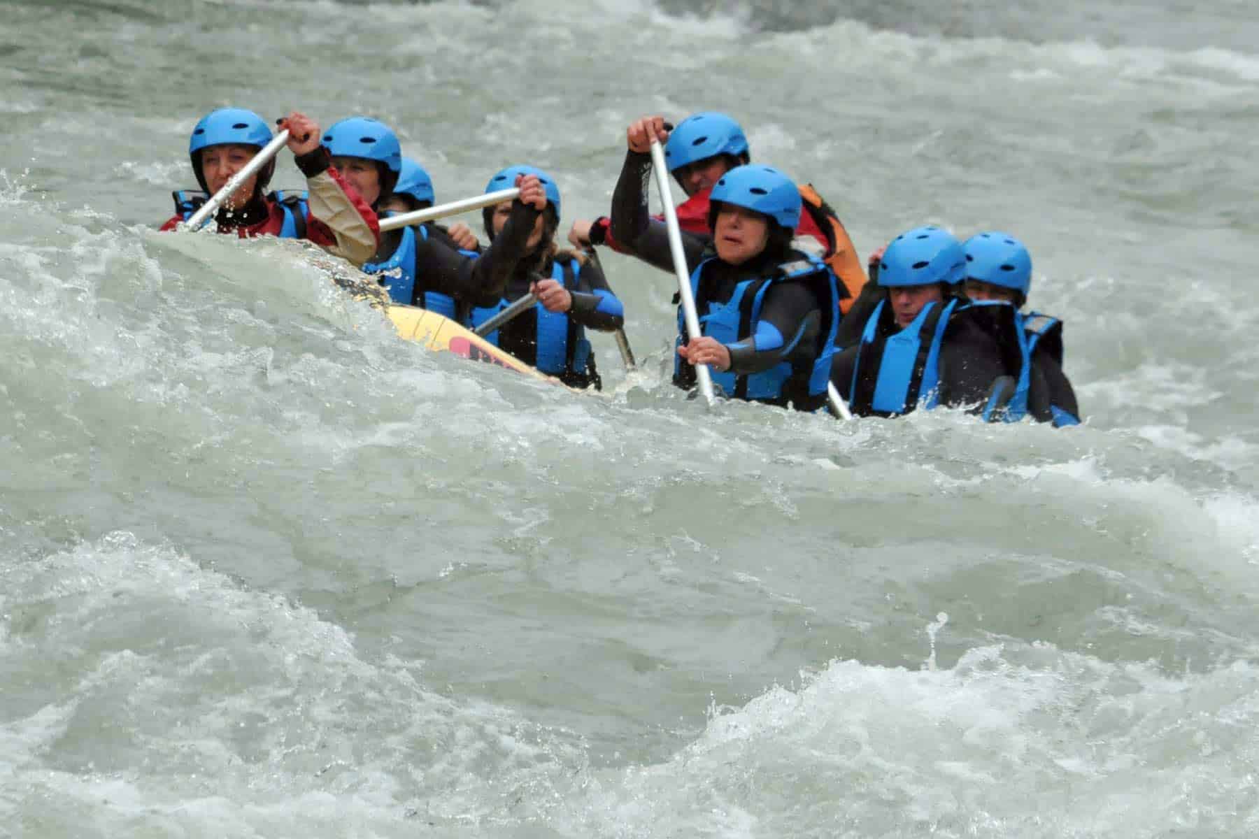 Whitewater rafting at Brstanovica