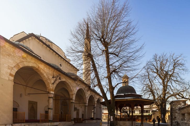 Gazi husrev-bey mosque in Sarajevo Bosnia and Herzegovina
