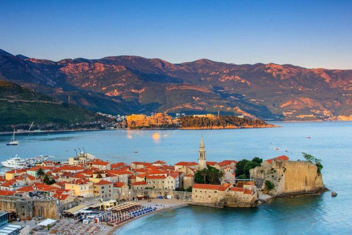Incredible view on Budva, Montenegro