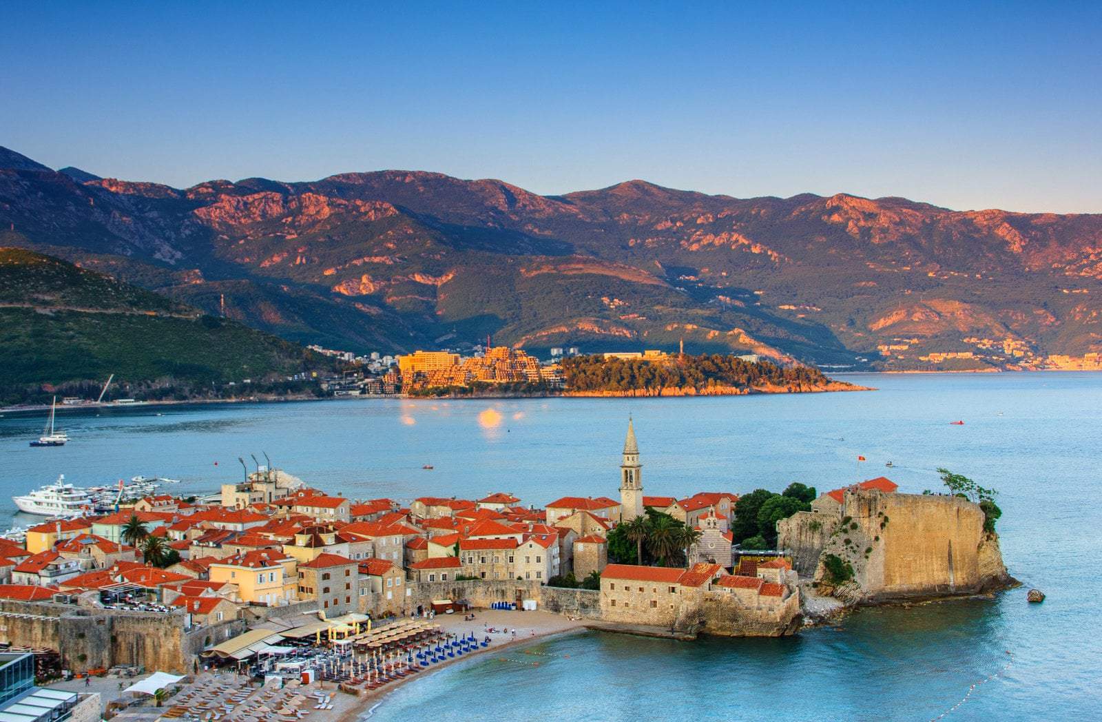 Incredible view on Budva, Montenegro