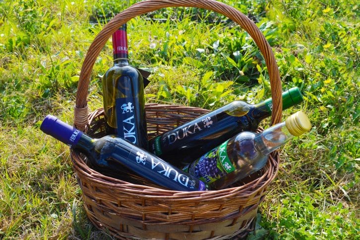 Wines from Duka winery Albania