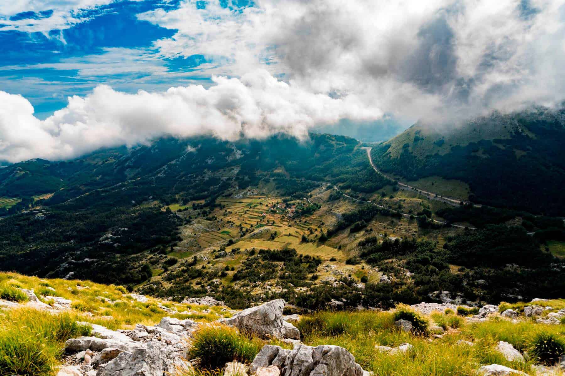 Hiking Lovćen, Montenegro