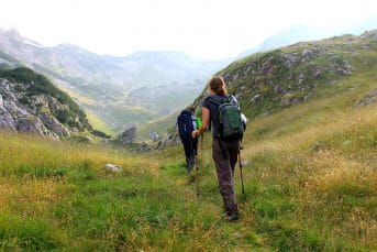 hiking in mrtvica montenegro