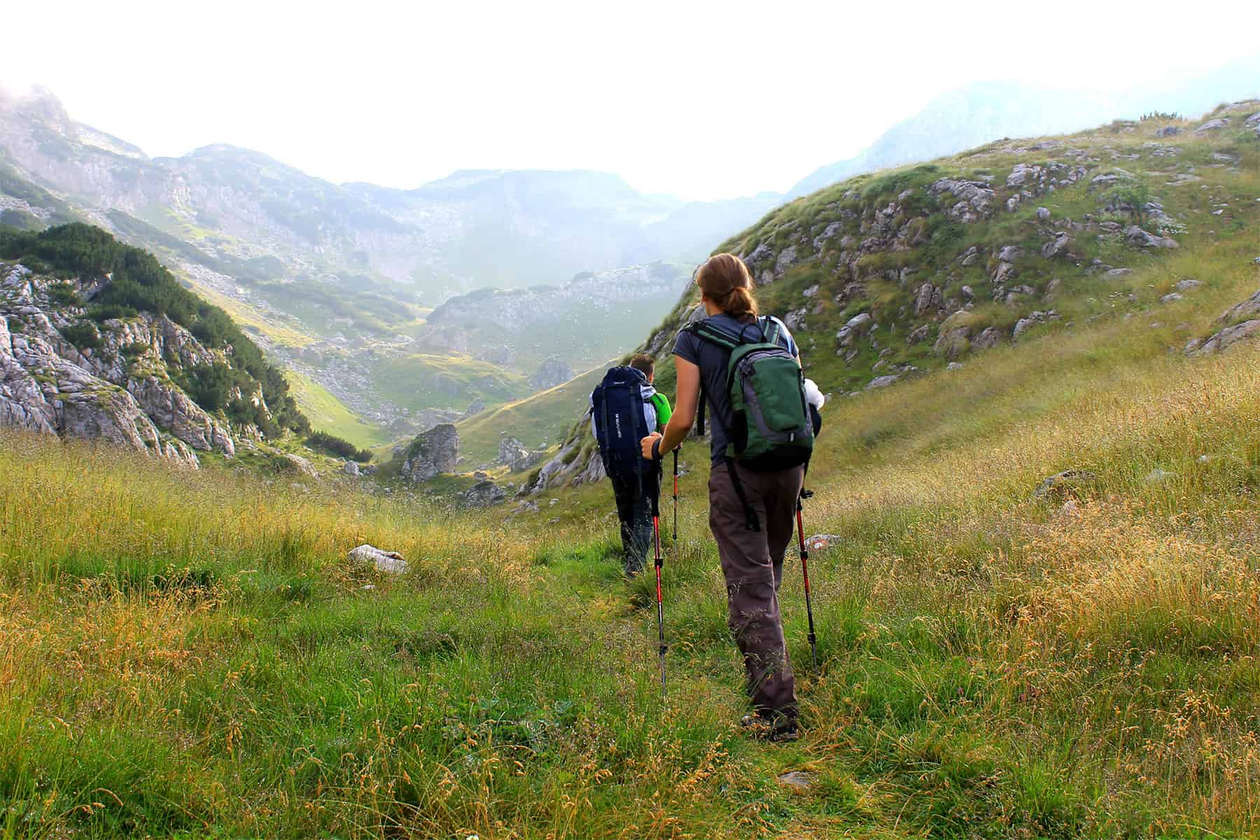 hiking in mrtvica montenegro