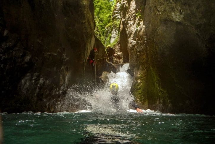 Amazing nature and splash water Nevidio Canyon