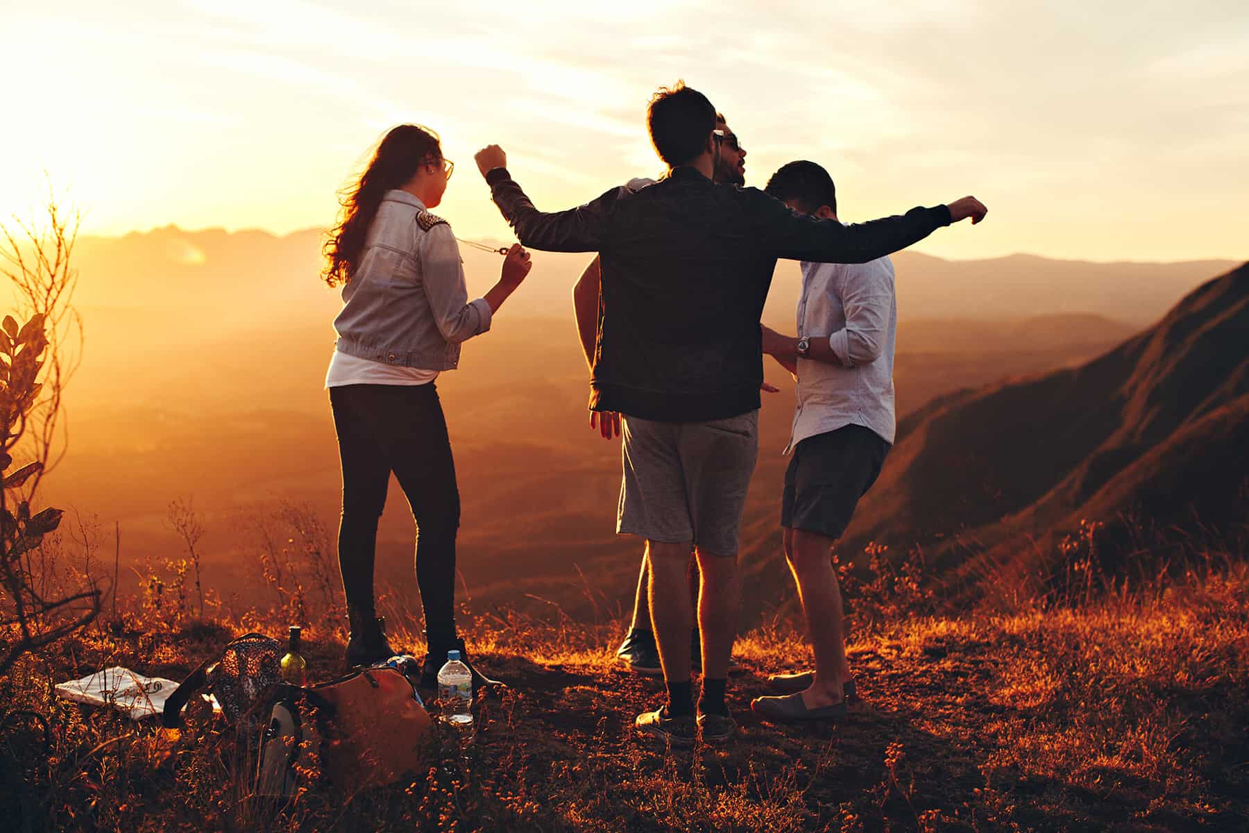 Group of travellers