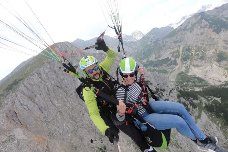 Tandem paragliding, Savin Kuk Montenegro