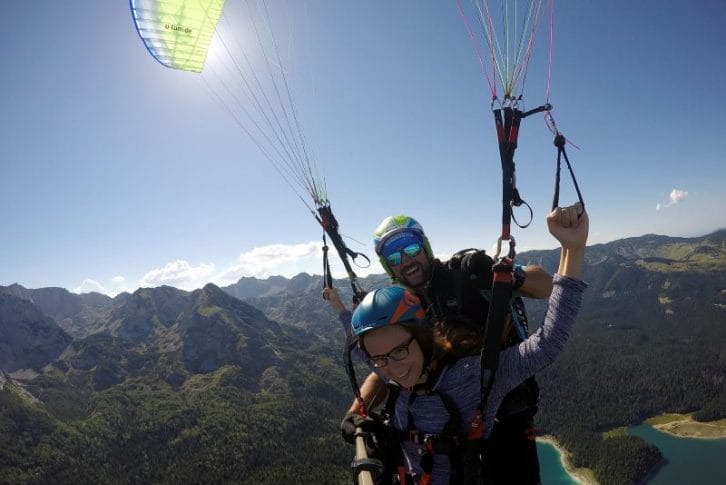Tandem paragliding, Savin Kuk
