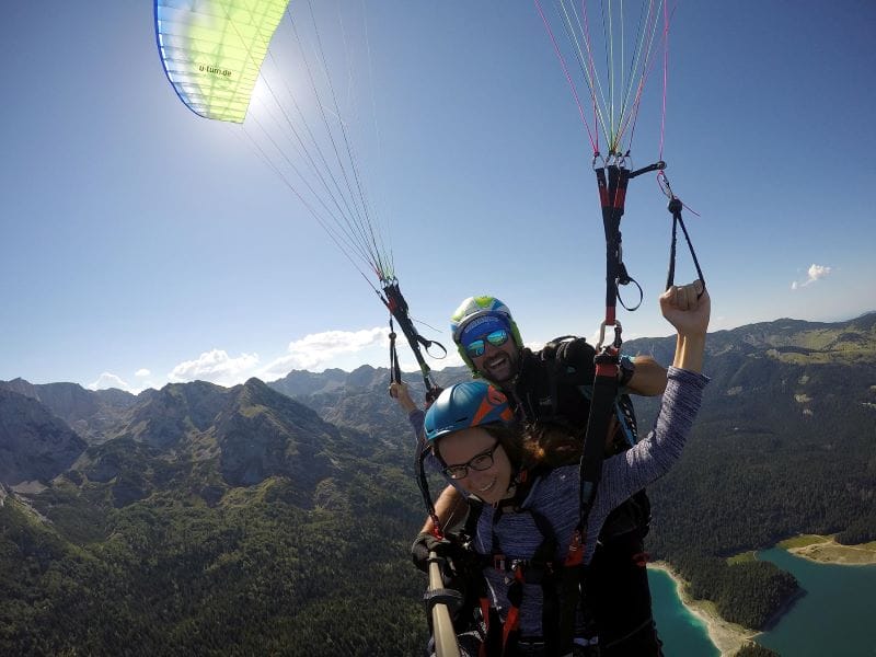Tandem paragliding, Savin Kuk