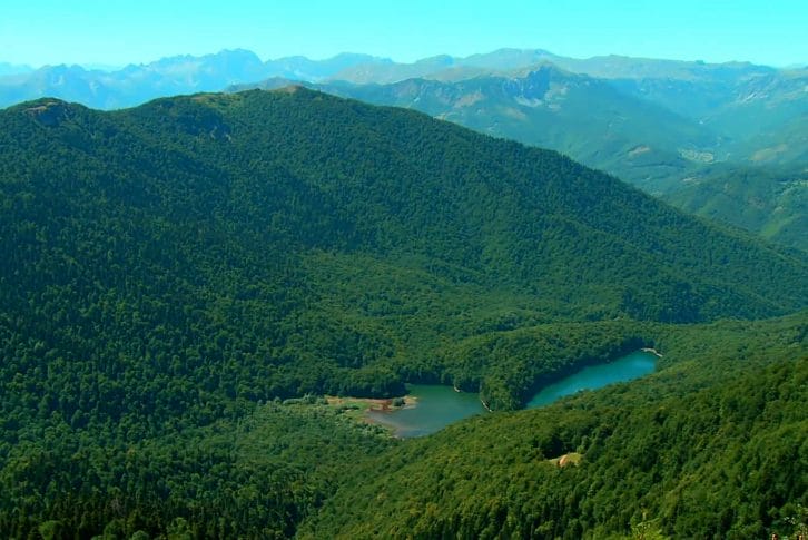 Amazing view on Biograd Lake and Biogradska Gora National Park