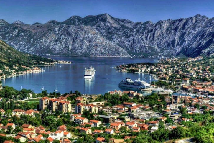 Panorama of Kotor, Montenegro