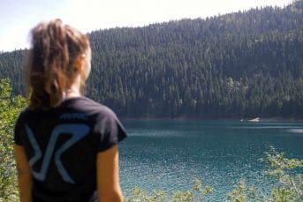 Girl watching at Black Lake