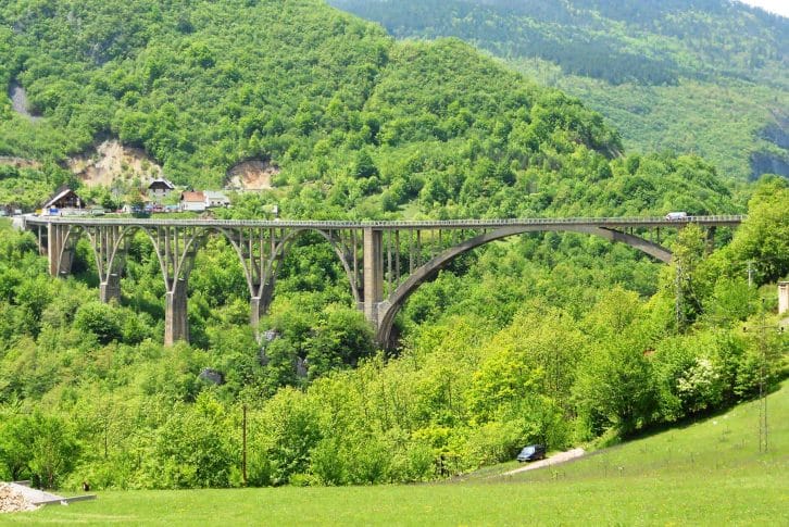 Djurdjevica Tara bridge view
