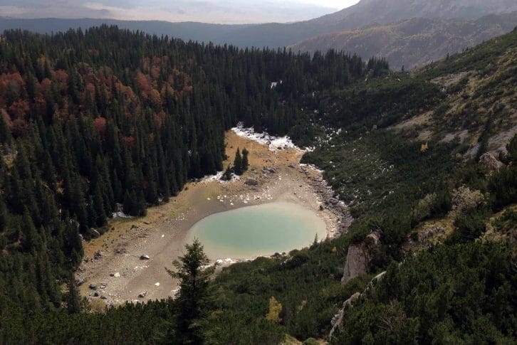 Durmitor and lake under Crvena Greda