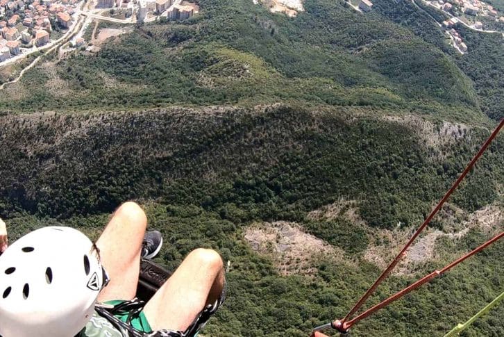 Paragliding Budva, amazing view