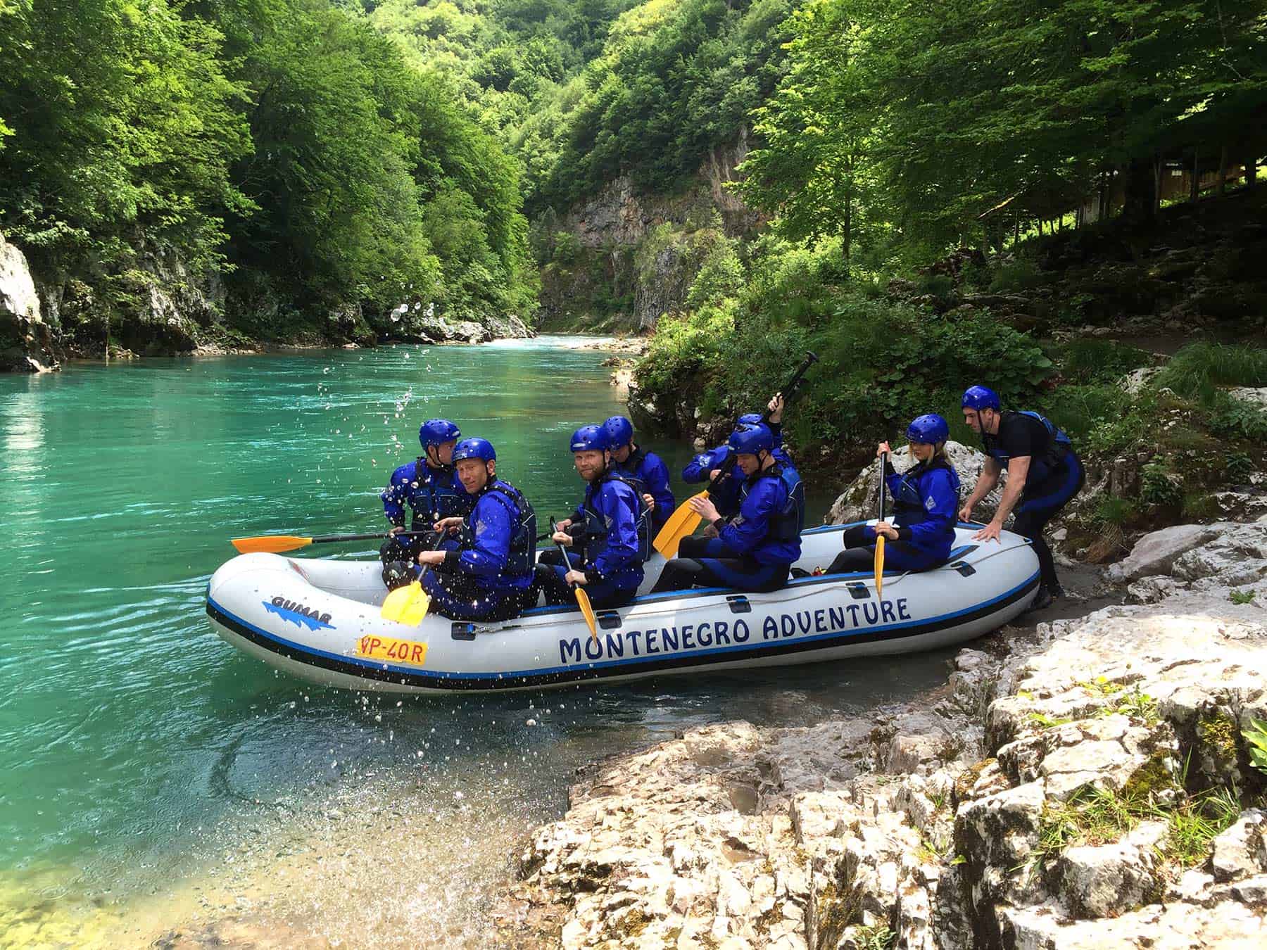 The start point for rafting Šljivansko