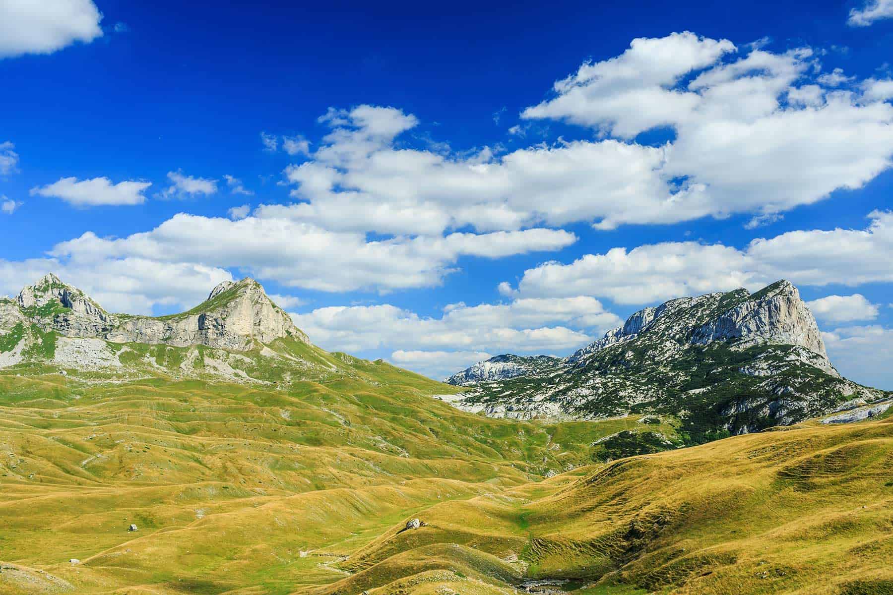 Mountains in the national park Durmitor