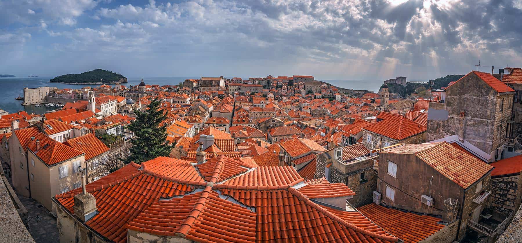 Panorama of Dubrovnik Old Town