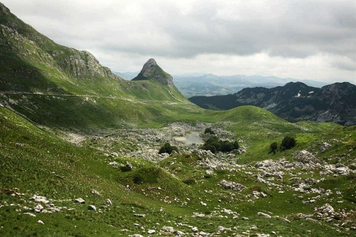 Beautiful view of nature and mountains Žabljak Montenegro