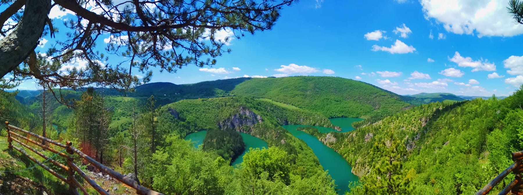 Meanders of Cehotina River Pljevlja Montenegro
