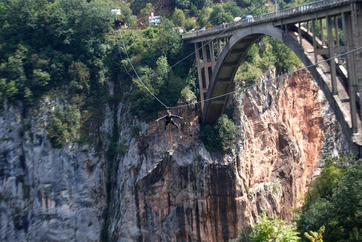 extreme-zipline-superman-montenegro-adventure Extreme zipline Đurđevića Tara Bridge