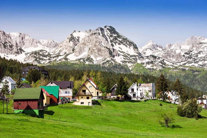 Cozy village in Zabljak mountain area
