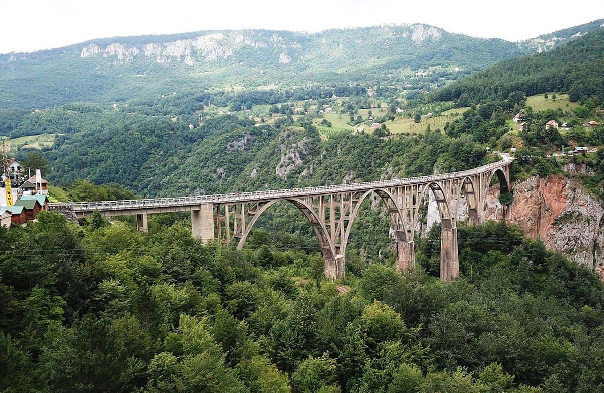 Tara Djurdjevica bridge in Durmitor National Park
