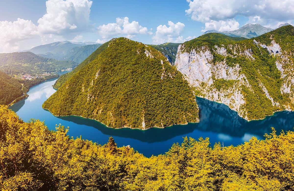 Cruise Through the Breathtaking Piva Lake in Montenegro