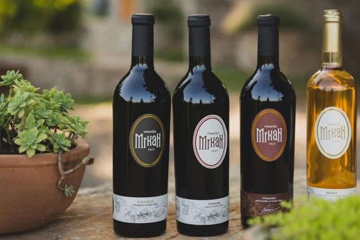 Wine bottles - Vinarija Mrkan