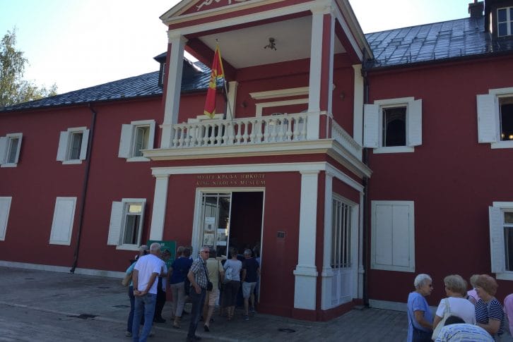 Entrance of King Nikolas Museum Cetinje
