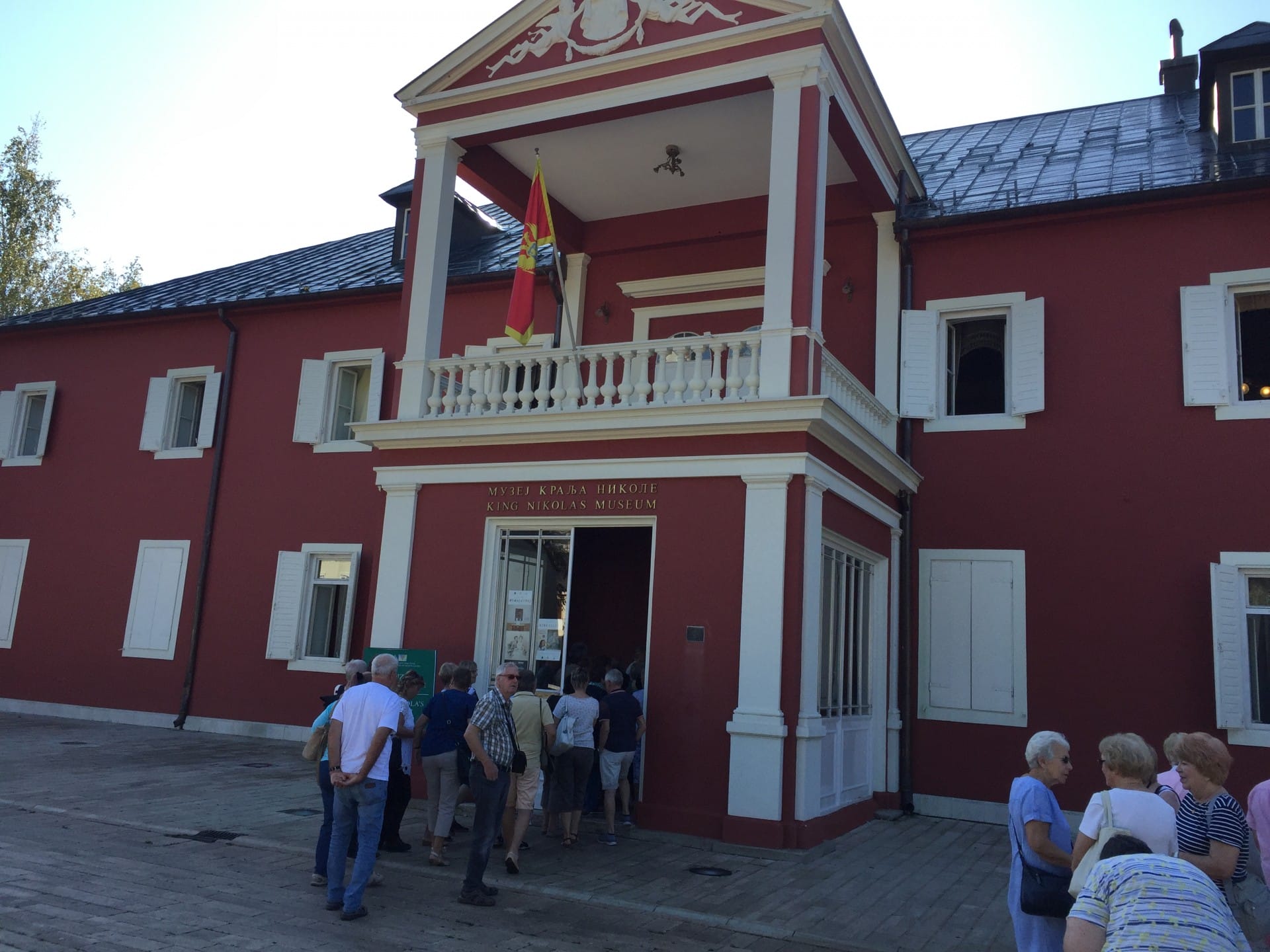 Entrance of King Nikolas Museum Cetinje
