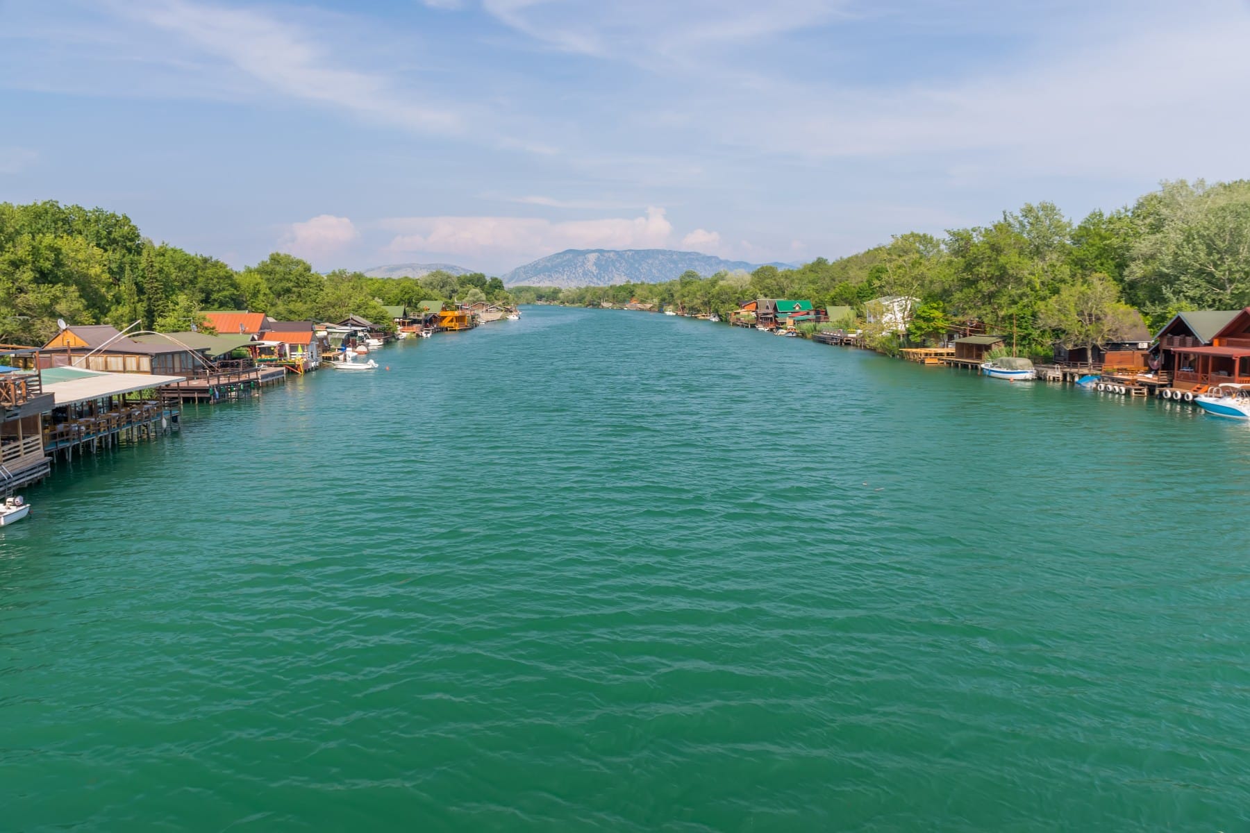 Houses on Ada Bojana Ulcinj Montenegro