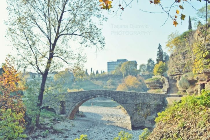 Skaline old turkish bridge podgorica montenegro