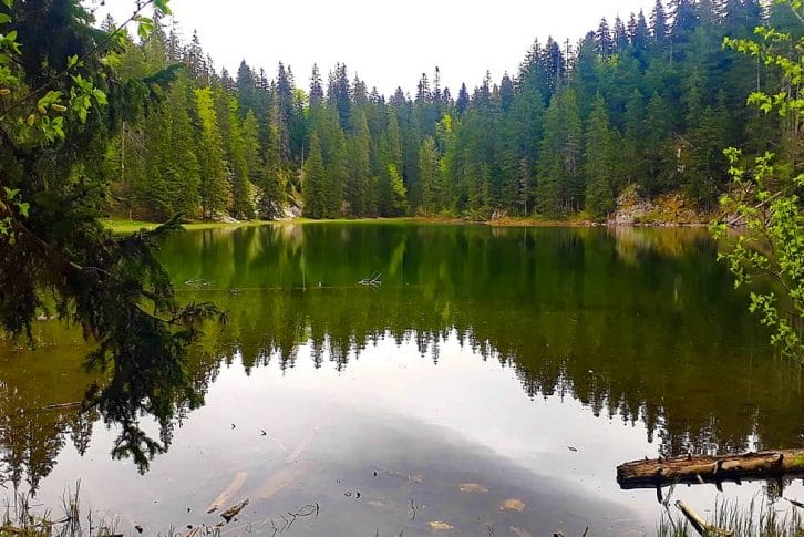 Zminje Jezero on Durmitor Mountain Montenegro