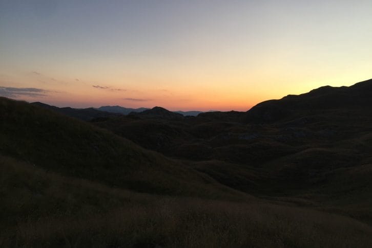 Sunset at Durmitor