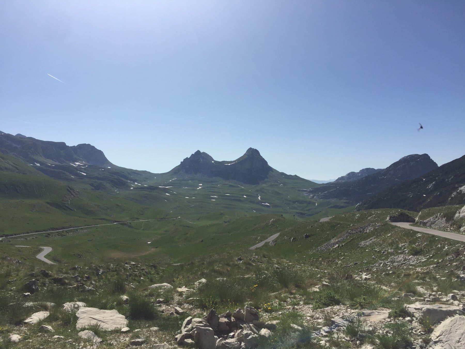 Durmitor Saddle peak and sunset