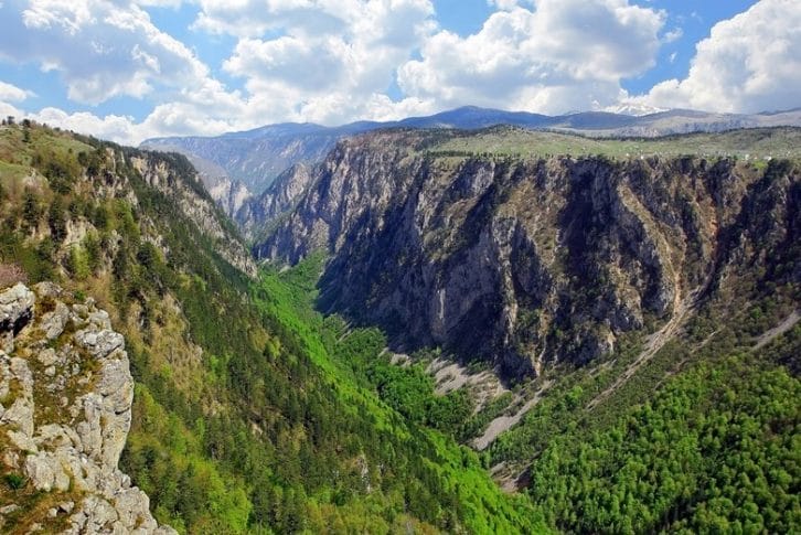 Montenegro Durmitor canyon Sušica
