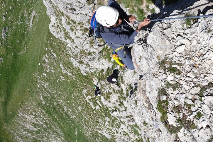 Via Ferrata Uvita Greda on Durmitor in Montenegro