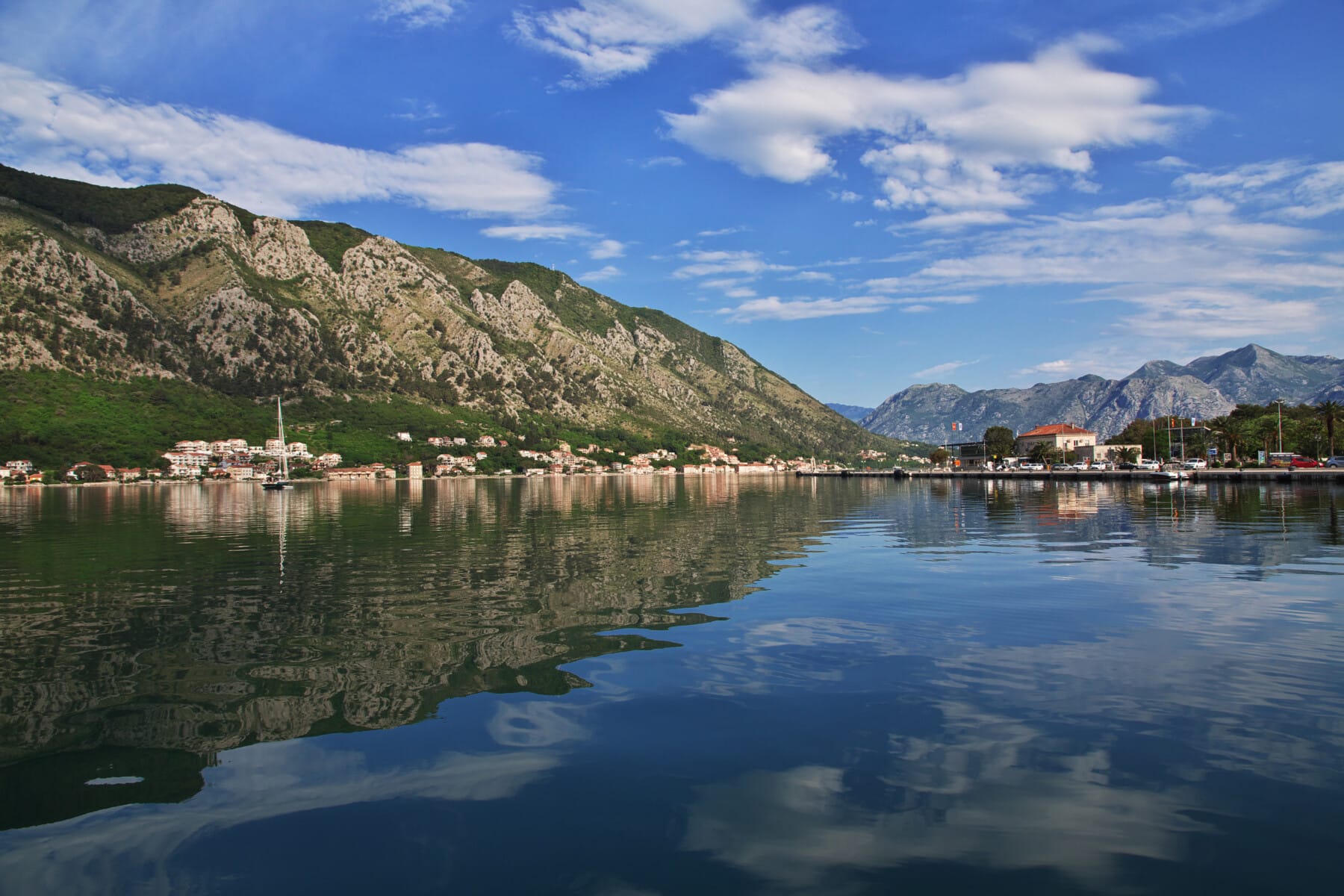 The ancient city Kotor on the Adriatic coast, Montenegro