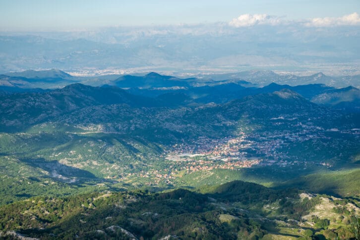 The historic capital of Montenegro, Cetinje is located high in the mountains.