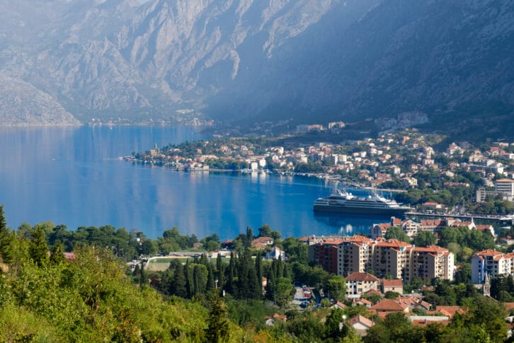Amazing view on Kotor Bay and Adriatic