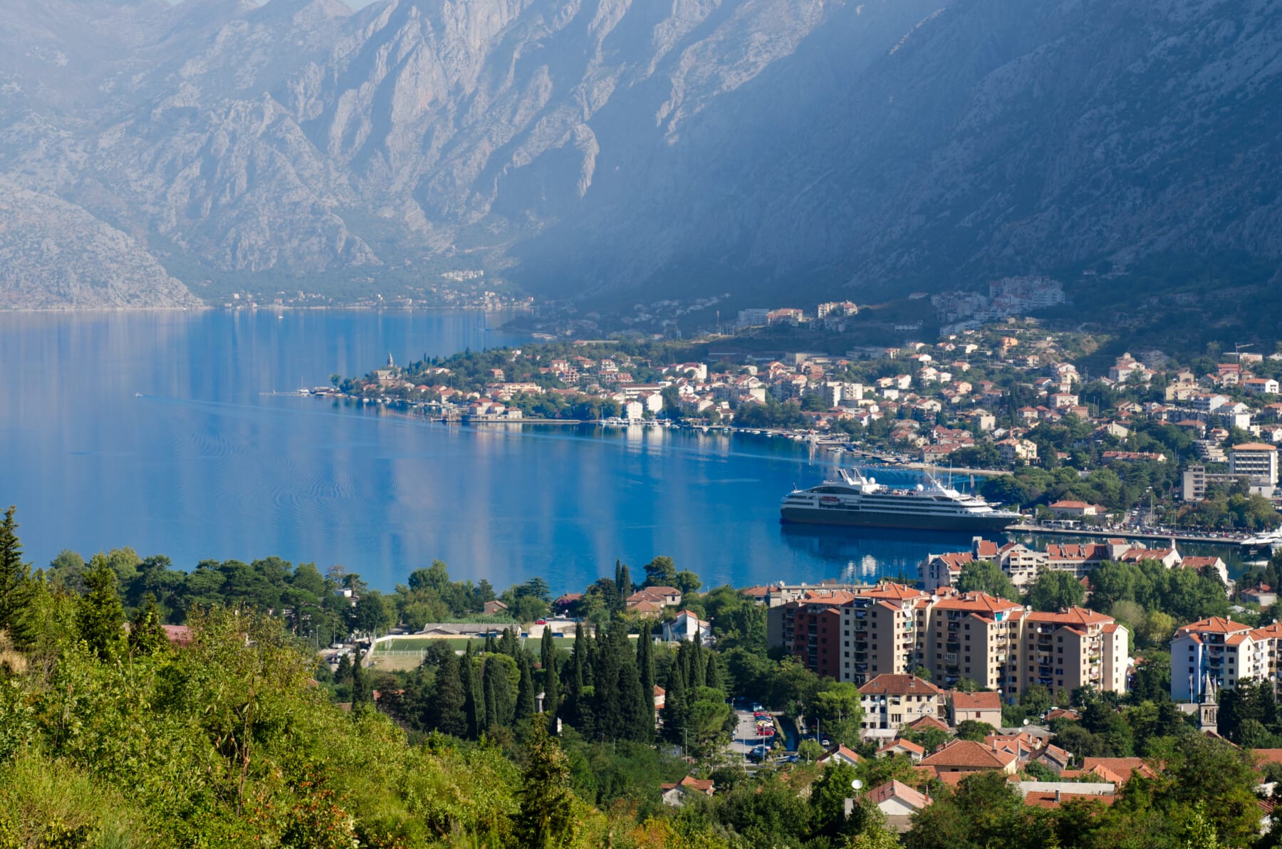 Amazing view on Kotor Bay and Adriatic