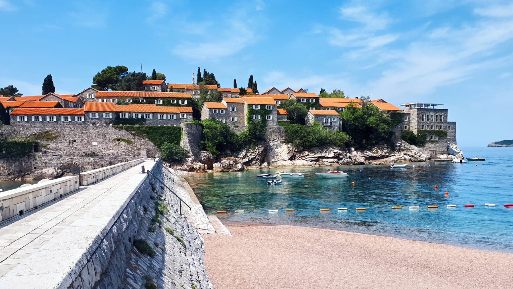 Sveti Stefan Peninsula in Montenegro
