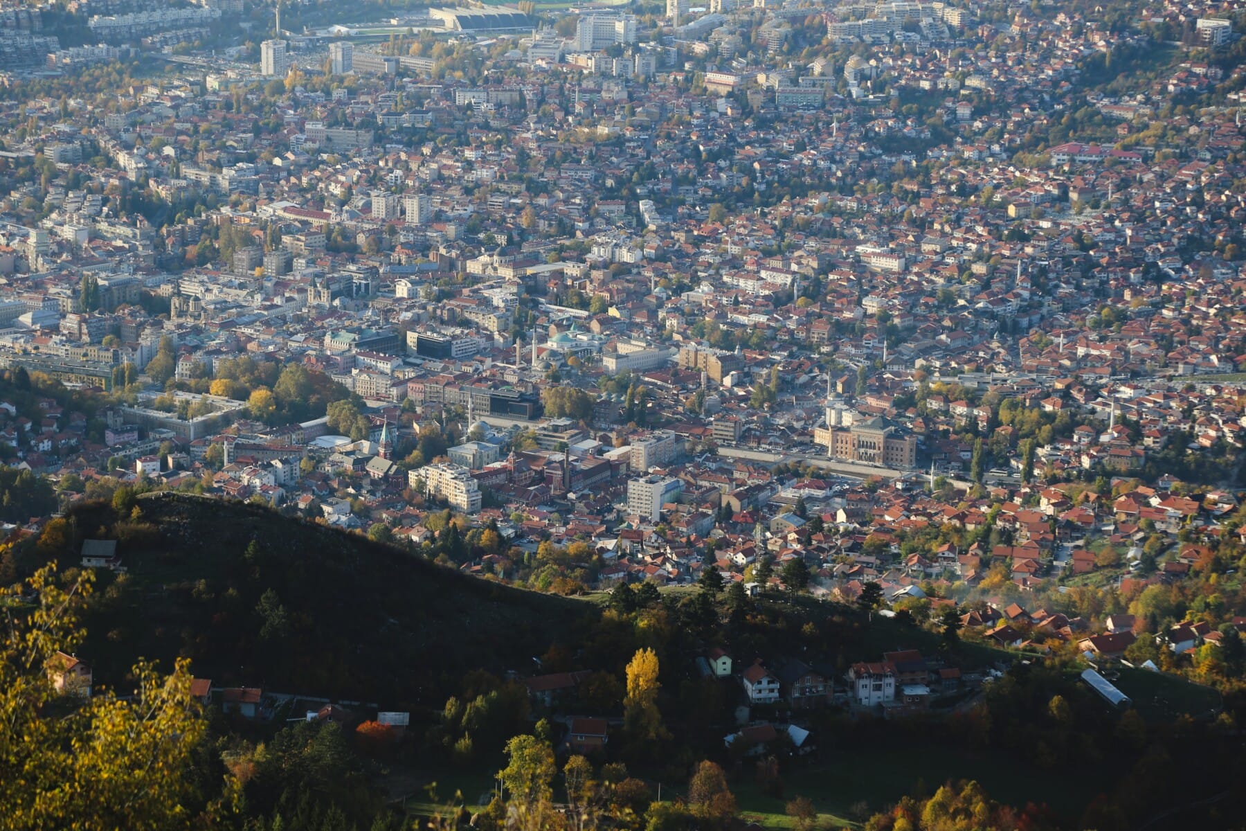 Cityscape of Sarajevo