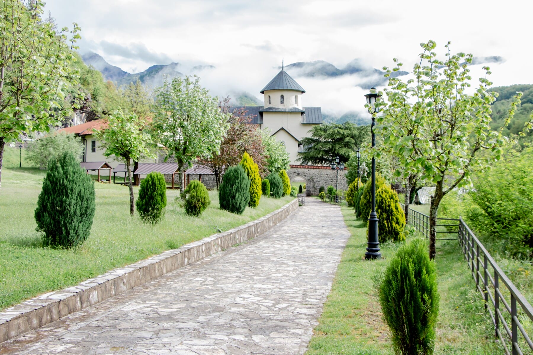 Entrance to Monastery Moraca