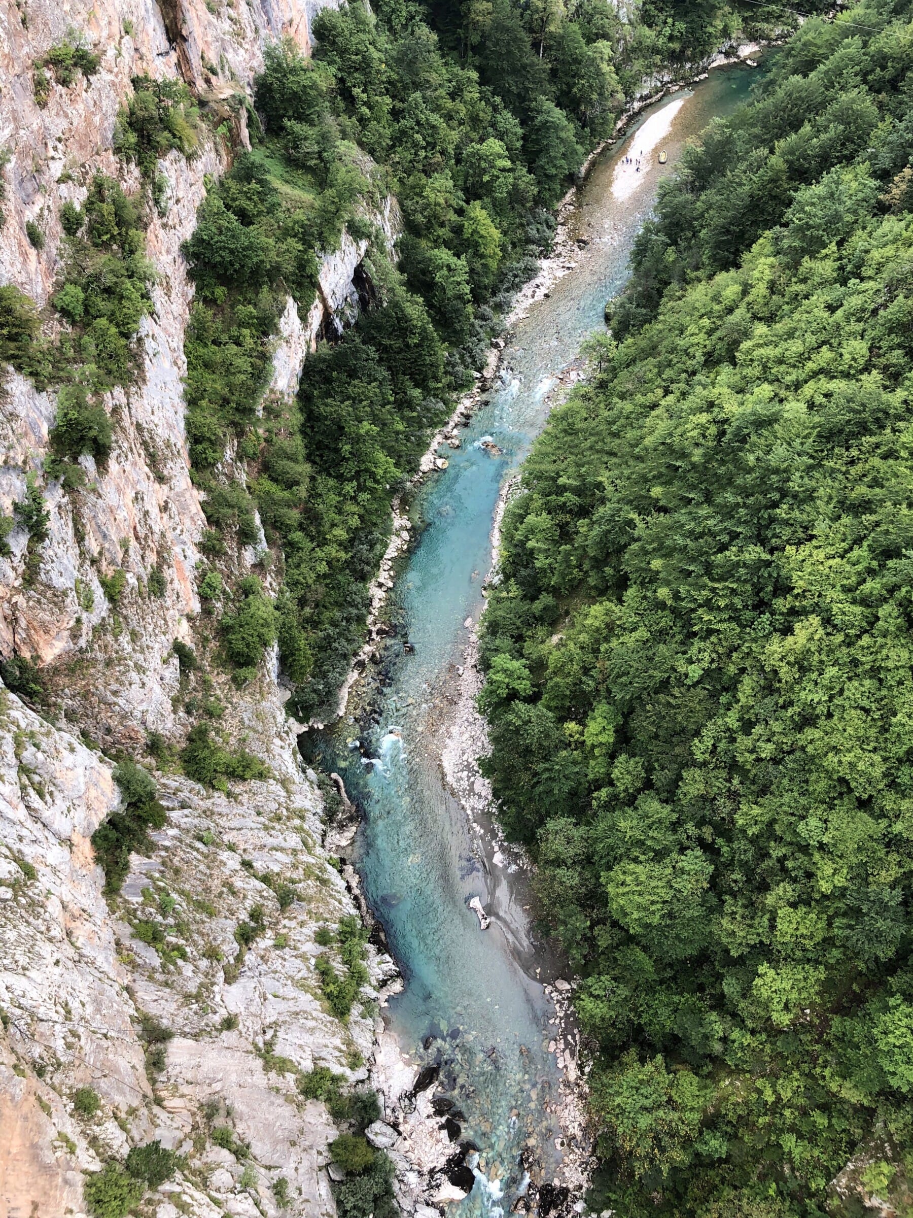 The second depeest canyon in the world with the crystal slear water