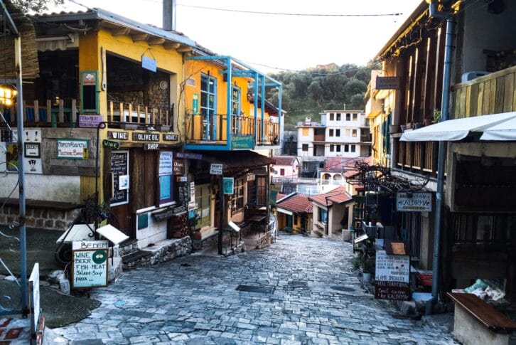 Streets of old town Bar Montenegro